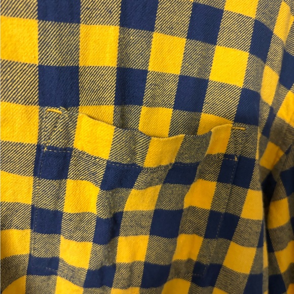 Rip zone Flannel - Navy blue + Yellow - Picture 3 of 3